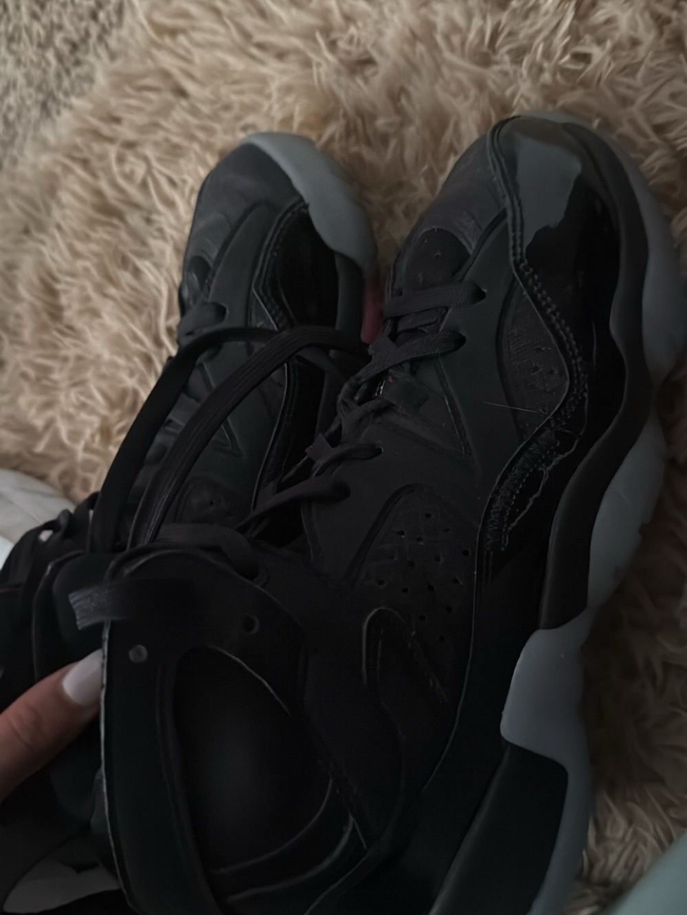 Jordan Kids Black Low-Top Sneakers